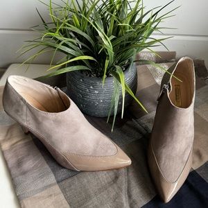 Louise et Cie Taupe Ankle Booties